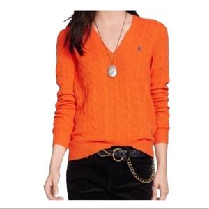 POLO•BY RALPH LAUREN•V-NECK•SWEATER